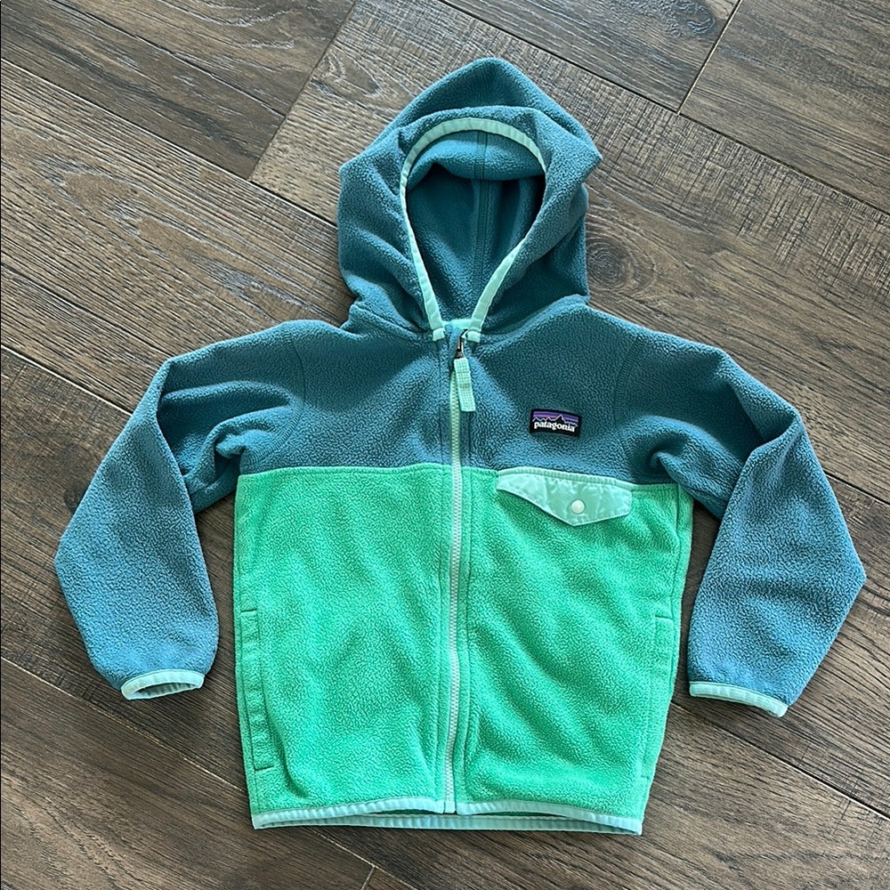 Patagonia Kids' Green Fleece Hoodie